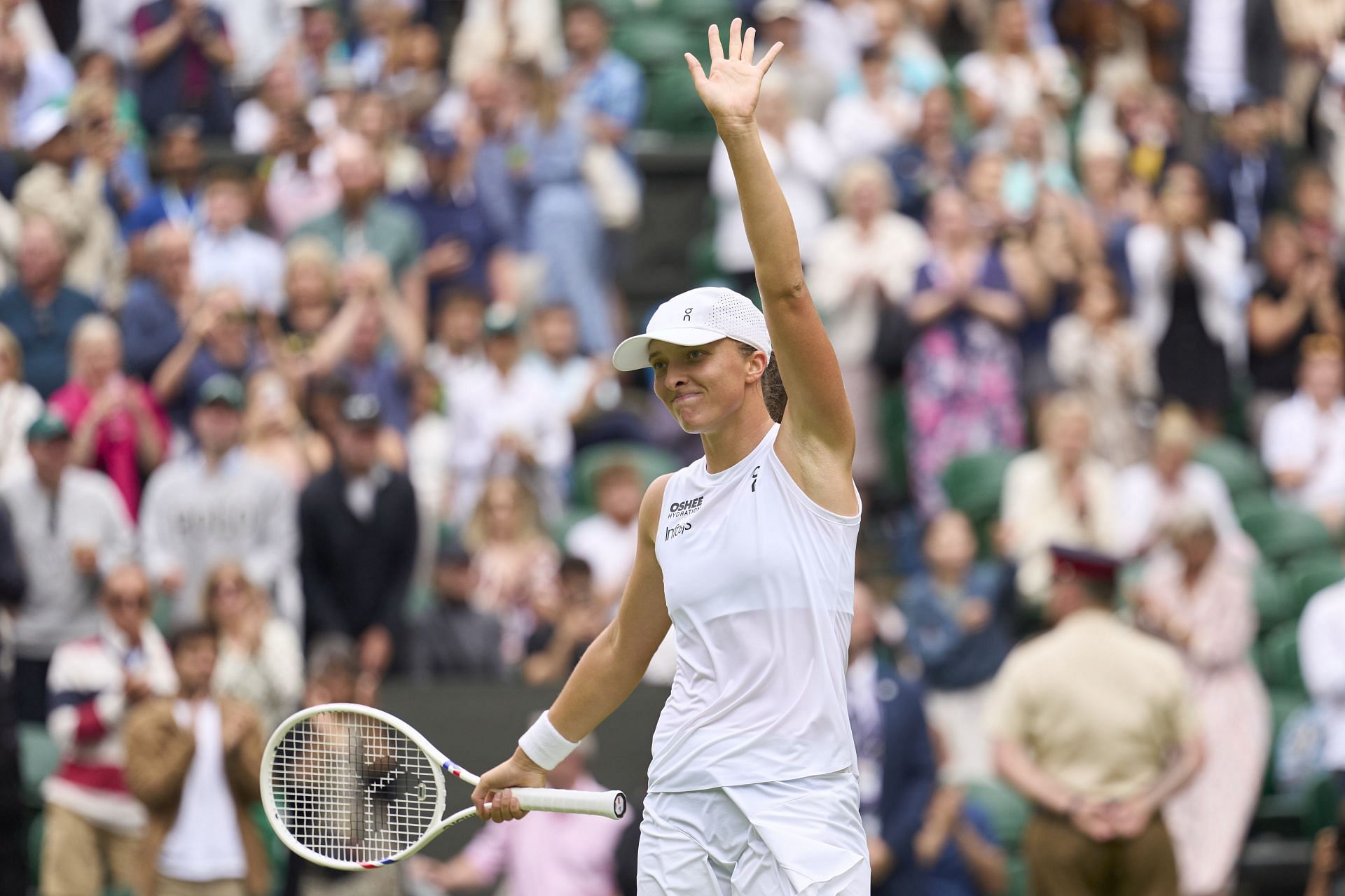 Iga Swiatek at Wimbledon 2025. (Photo: Getty)